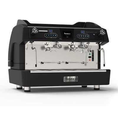 Fiamma Compass 2 Multiboiler Tall Cup Espresso Kahve Makinesi, 2 Gruplu, Siyah