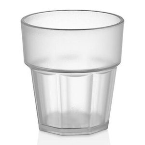 GastroCups Casablanca Kumlu Bardak, 250 ml, Polikarbonat, Şeffaf