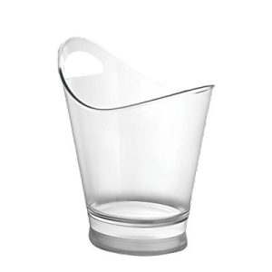 GastroCups GCIB-01 Polikarbon Buz Kovası, 4 L, Şeffaf