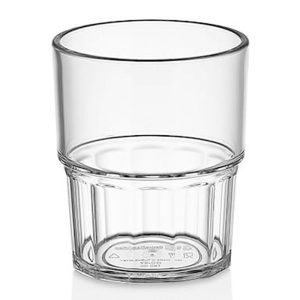 GastroCups İstiflenebilir Bardak, 180 ml, Tritan, Şeffaf