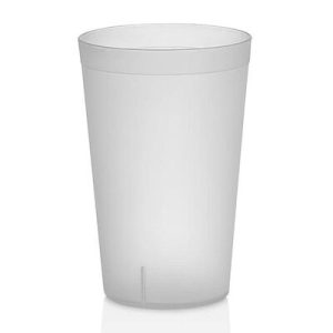GastroCups Kumlu Bardak, 350 ml, Polikarbonat, Şeffaf