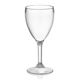 GastroCups GC-42 Polikarbon Şarap Kadehi, 255 ml, Şeffaf
