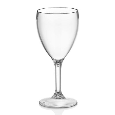 GastroCups GC-42 Polikarbon Şarap Kadehi, 255 ml, Şeffaf