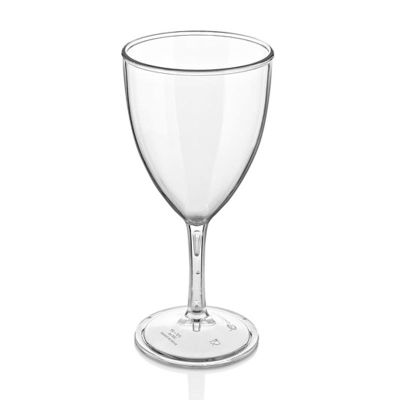 GastroCups GC-42 Polikarbon Şarap Kadehi, 255 ml, Şeffaf - Görsel 2