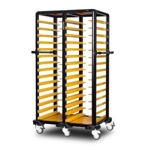 Gastrolley 150 İkili Servis Tepsi Arabası, Etrafı Açık, 101x71x174 cm