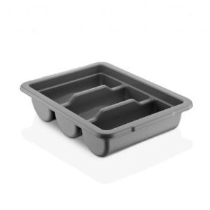 GastroPlast GK-03 3 Bölmeli Kaşıklık, Gri
