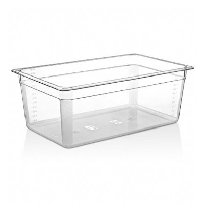 GastroPlast GN 1/1-200 mm Polikarbon Gastronorm Küvet, Şeffaf - Görsel 2