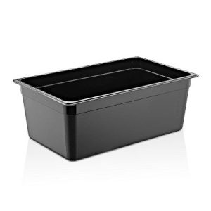 GastroPlast GN 1/1-200 mm Polikarbon Gastronorm Küvet, Siyah