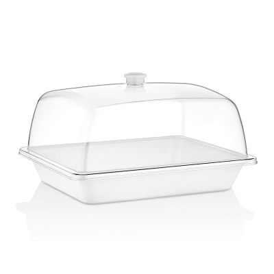 GastroPlast GN 1/2-50 mm Polikarbon Gastronorm Küvet, Beyaz - Görsel 2
