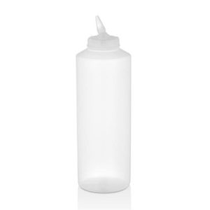 GastroPlast GPS-1000 Ayarlı Uçlu Fişek Sosluk, 1000 ml, Şeffaf