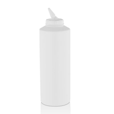 GastroPlast GPS-250 Ayarlı Uçlu Fişek Sosluk, 250 ml, Beyaz