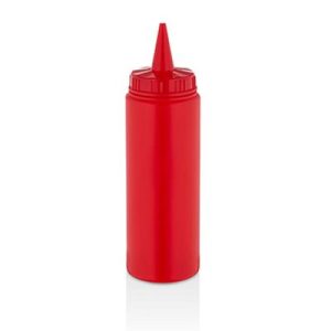 GastroPlast GPS-250 Fişek Sosluk, 250 ml, Kırmızı