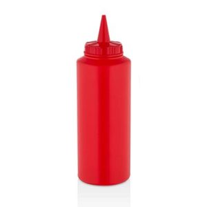 GastroPlast GPS-500 Fişek Sosluk, 500 ml, Kırmızı