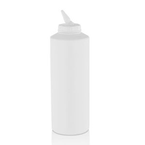 GastroPlast GPS-750 Ayarlı Uçlu Fişek Sosluk, 750 ml, Beyaz