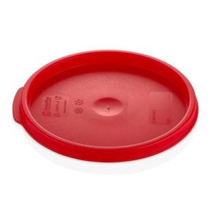 GastroPlast GRPL-2 Yuvarlak Saklama Kabı Kapağı, GRP-2/4 Uyumlu, Kırmızı