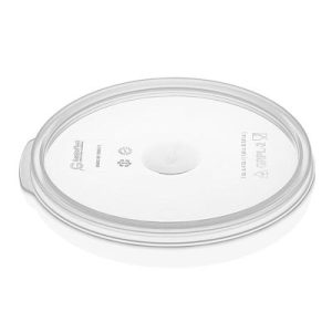 GastroPlast GRPL-2 Yuvarlak Saklama Kabı Kapağı, GRP-2/4 Uyumlu, Şeffaf