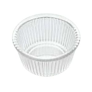 GastroPlast GS-12 Yuvarlak Sosluk Reçellik, 120 ml, Şeffaf