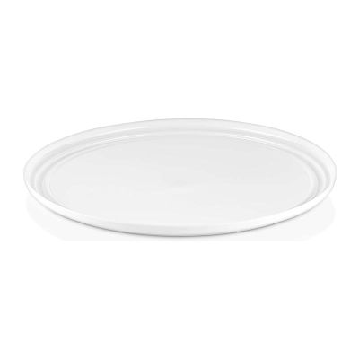 GastroPlast Polikarbon Yuvarlak Fanus Tepsisi, 30 cm, Beyaz