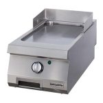 Öztiryakiler Set Üstü Düz Grill Plate, 40x90 cm, Krom, Elektrikli