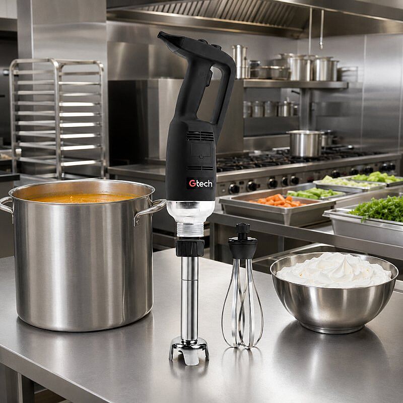 Gtech IB350CV Combi Parçalayıcı ve Karıştırıcılı El Blender, 250 mm Tüp, 350 W - Görsel 6
