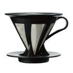 Hario CFOD-02B 02 Kendinden Filtreli Dripper, Siyah