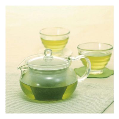 Hario CHJMN-HU-2 Cha Cha Kyusu Maru Demlik ve 2'li Bardak Seti, 450 ml - Görsel 2