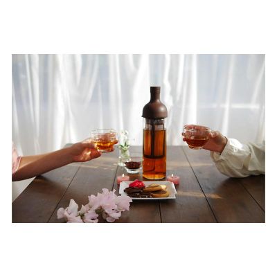 Hario FIC-70-CBR Filtreli Soğuk Demleme Şişesi, 650 ml, Kahverengi - Görsel 3