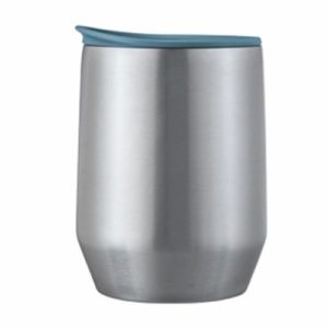 Hario OSM-270-BG-BL Miolove Paslanmaz Çelik Mug Bardak, 270 ml, Mavi