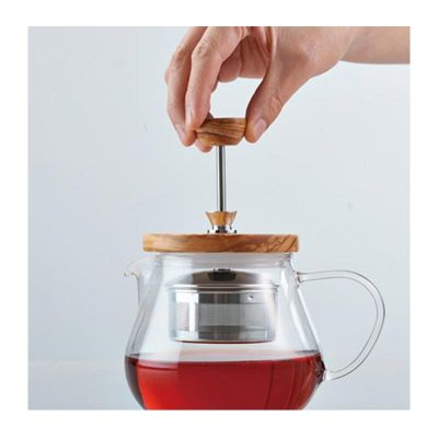 Hario TEO-70-OV Pull Up Tea Maker, Teaor Wood, 700 ml - Görsel 3