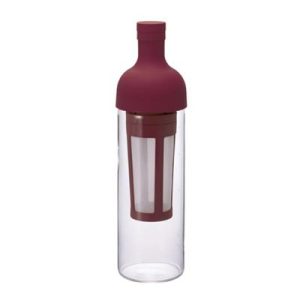 Hario FIC-70-CR Soğuk Demleme Filtreli Şişe, 650 ml, Vişne Kırmızısı