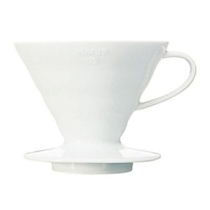 Hario VD-02W V60 02 Plastik Dripper, Beyaz