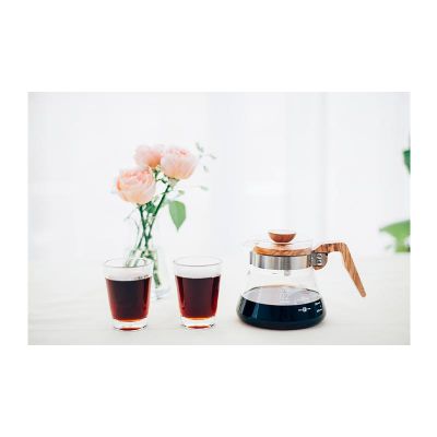 Hario VCWN-60-OV V60 02 Ahşap Kapaklı Kahve Servis Sürahisi, 600 ml - Görsel 2