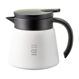 Hario VHS-60W V60 02 Yalıtımlı Paslanmaz Servis Sürahisi, 600 ml