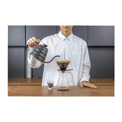Hario VDMU-02-TB V60 Mugen Plastik Dripper, Siyah - Görsel 4