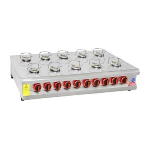 Himaksan HMK-KNFOG 10 CE Set Üstü 10 Gözlü Künefe Ocağı, LPG