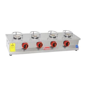 Himaksan HMK-KNFOG 4 CE Set Üstü 4 Gözlü Künefe Ocağı, LPG