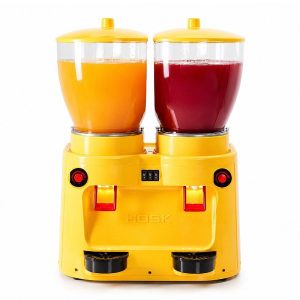 Hosk Elite Çift Hazneli Ayran ve Şerbet Dispenseri, 2x20 L, Sarı