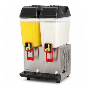 Hosk DS20 Çift Hazneli Şerbet+Ayran Dispenseri, 2x20 L, Inox