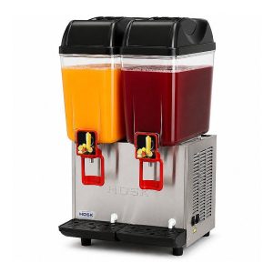 Hosk DS20 Çift Hazneli Soğuk İçecek Dispenseri, 2x20 L, Inox