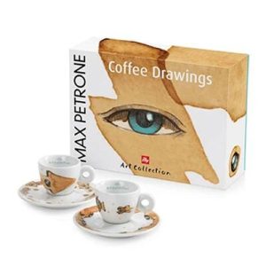 illy Art Collection 2018 Max Petrone Espresso 2’li Fincan Takımı, 60 cc