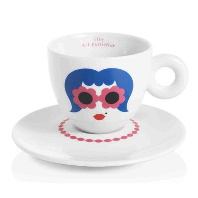 illy Art Collection 2019 Olimpia Zagnoli Cappuccino 6’lı Fincan Takımı, 170 cc - Görsel 5