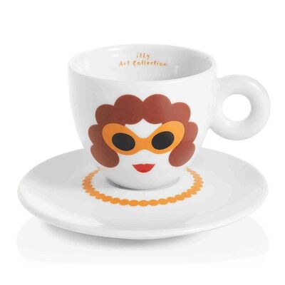 illy Art Collection 2019 Olimpia Zagnoli Cappuccino 6’lı Fincan Takımı, 170 cc - Görsel 6