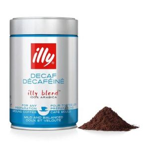 illy Öğütülmüş Toz Kahve, Decaf, Kafeinsiz, 250 gr