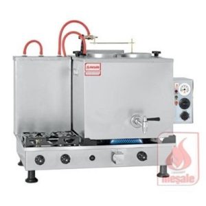Meşale Inox Turbo Max Çay Kazanı, Full Elektrikli, 2 Demlikli
