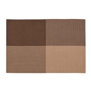 Zicco P-26 Plastik Örgülü Amerikan Servis, 30x45 cm, Kahverengi