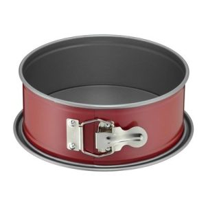 Kaiser Classic Plus Kelepçeli Kek Kalıbı, 20 cm, Kırmızı
