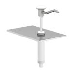 Kalando KD-002 Basmalı Paslanmaz Çelik Sos Pompa Ünitesi, GN 1/4, Beyaz