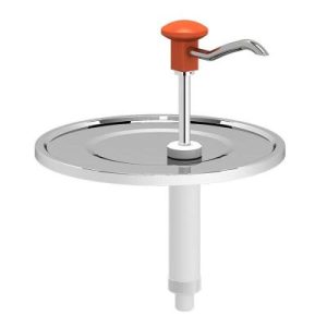 Kalando KD-010 Basmalı Desenli Sos Pompa Ünitesi, 9-10  L Kovalar ile Uyumlu, Turuncu