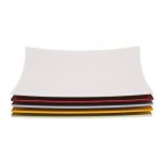 Zicco K-777 Melamin Kare Teşhir Tabağı, 35x35 cm, Kırmızı