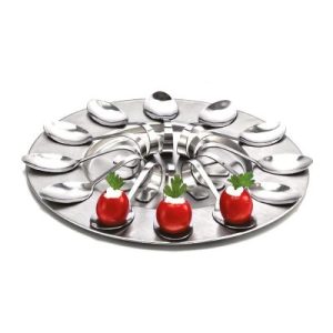 Zicco ZKC-2798 Tepsili Havyar Kaşık Takımı